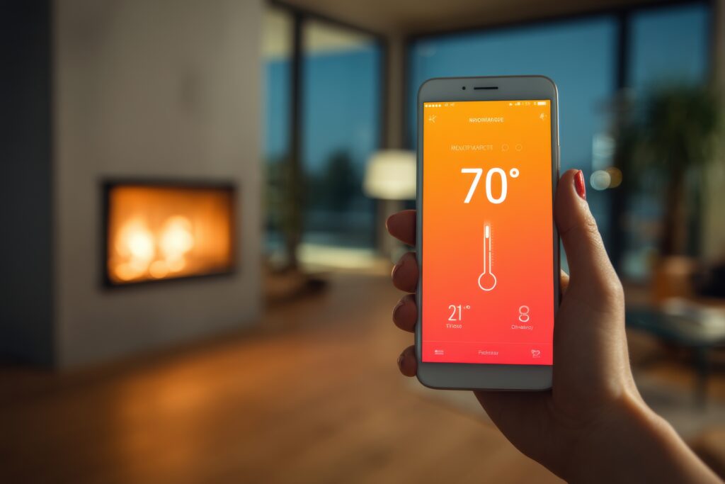 heating and cooling on mobile phone